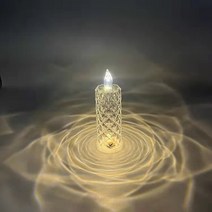 장미 꽃 굴절 Led 전자 촛불 로맨틱 생일 웨딩 장소 레이아웃 소품 DIY 파티 장식 선물, 06 warm rose small