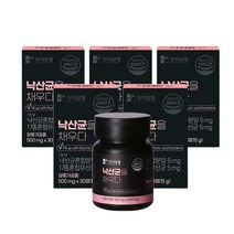 [한미양행 공식처] 한미양행 낙산균을채우다 낙산균 포스트바이오틱스 유산균 500mg30정, 30정, 5개