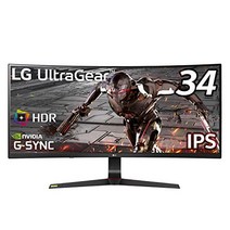 LG 게이밍 모니터 34GN73A-B 34인치21:9 곡면 울트라 와이드IPS144HzG-SYNC CompatibleHDRHDMI×2 DisplayPort×1