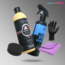 AD 오토브라이트 인핸스 페인트 클렌져 물때 제거 워터스팟 리무버 제거제 페클 클리너+패드 타월, 04 인핸스 500 세정 광택 세트