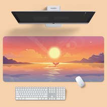 오피스 단축키 빅풀 마우스패드 오버사이즈 컴퓨터 노트북 여학생 학습 빅 키보드패드 책상패드, 단축키-future