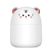 고양이 공기청정기 애견 악취 미세먼지 냄새제거 250ml 미니 공기 가습기 귀여운 동물 고양이 아로마 기관, 05 White tiger