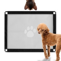 반려 동물 강아지 안전 문 망 울타리 견 가드 반려 용품 망 애견 팬스 가림막 안전 현관 펜스 펫도어