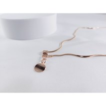 쥬얼리샵 조금 14k 18k 뱀줄 오메가목걸이