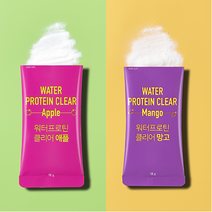 [NEW] [단백질 음료] [다이어트] 워터프로틴 클리어 애플맛 [1박스_14포]