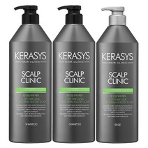 케라시스 두피 클리닉 샴푸 750 ml 2p + 린스 750 ml 헤어세트, 1세트