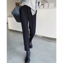 HQINT 여성 긴바지 겨울 여자 오피스룩 캐주얼 일자핏 벌룬핏 와이드 팬츠 슬랙스 바지 ZB-56799