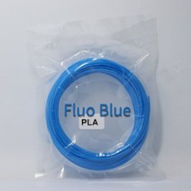 필라멘트 PLA 3d 프린터 소모품 재료 인쇄 용 플라스틱 압출기 펜 액세서리 미터, 플루오 블루