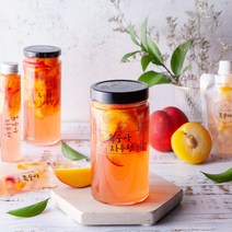 수제 복숭아자두청 천도복숭아 자두청, 500g