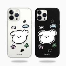 흰둥이 아이폰14 13 프로 맥스 미니 12 11 SE3 SE2 갤럭시S23 S22 노트20 갤럭시A23 퀀텀3 A시리즈 젤리케이스 하드케이스 생일선물