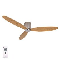 Airfusion 레이더 나무 원목 우드 유럽 독일실링팬 천장형선풍기, 132cm, 크롬 브러시/티크 룩