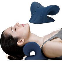 거북목 일자목 넥스트레쳐 목스트레칭기구 자세교정, 검정색, 1개