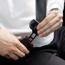 안전벨트 연장클립 길이연장 보조 벨트 커버 용퓸, 21mm타입 (일반형) 브라운