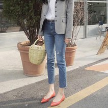 날달여 여성 봄 여름 가을 겨울 청 바지SW016298ZX