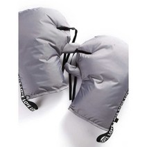 오토바이 전기 장갑 겨울 자전거 핸들 커버 방풍, 녹색리본