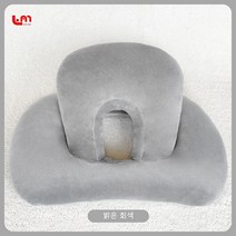 LoveMe 경추베개 높은베개 숙면베개 오피스 낮잠 인공 수면베개 눕는 베개 눕는 낮잠 낮잠베개 낮잠베개 가볍고 편리한 사무실 점심시간 언제 어디서나 휴식, 밝은 회색