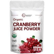 미국 재배 크린베리 주스 파우더226g Micro Ingredients US Grown Cranberry Juice Powder