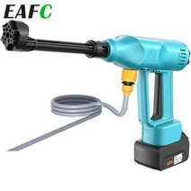 무선세차기 무선 고압 세차기 50Bar 자동차 와셔 리튬 이온 배터리 21V 세차 압력 클리너 청소 기계 워터 펌프