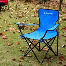 피크닉용 접이식 팔걸이의자 감성캠핑 낚시의자, 1개, 특대 레드