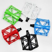 자전거 픽시 미끄럼방지 페달 알루미늄 로드 MTB 평페달 패달, F 1 블랙 (2개-1세트)