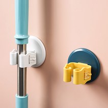 욕실 청소 도구 걸이 홀더 정리함 접착식 흡착식 부착식 청소도구 거치대 3p, 화이트3p