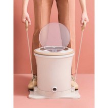 미니 탈수기 수영장 만능 수동 짤 행주짜는 기계 건조, 분홍색