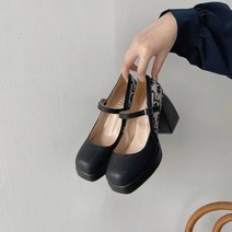 인스 여성용 메리제인 가보시힐