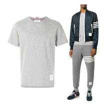 톰브라운 사이드슬릿 반팔 티셔츠 MJS067A 00042 055