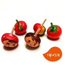 베이비아트 도토리팽이(1봉5개)팽이만들기 팽이꾸미기 미술재료 미술놀이