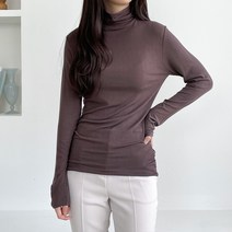 소프트 스판 여성 폴라티셔츠 6color
