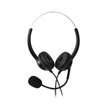 CY2195 NV89-HDS10 화상 수업 회의 통화 헤드셋 블랙