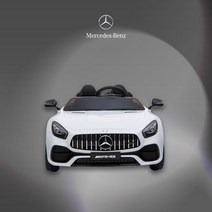 톨스토이 벤츠 AMG GT 2인승 유아 전동차 아기 자동차, 화이트, 전동차&바퀴커버