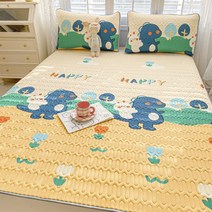 여름 패드 베개커버 세트 싱글 슈퍼싱글 더블퀸 킹사이즈 바닥요, Q 120-200cm