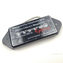 기타 픽업 Epiphone 블랙 Alnico 픽업 SG/LP 일렉트릭 기타용 로우 가우스 아이코닉 사운드 P90 Dogear 스타일 싱글 코일 브리지 픽업, 1 PC
