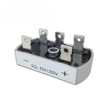 50A 1200V 금속 케이스 3 상 다이오드 브리지 정류기 50Amp sql 모듈