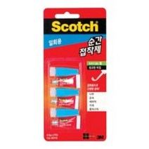 3M 강력 본드 순간 접착제 일회용 젤형 AD119, 3M 순간접착제 일회용 젤형 AD119, 1개
