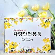KDS취미 정확도 차량용 안전용품세트 자동차용품 소화기 불꽃신호기 선물세트 6종/8종, 차량용안전용품세트-2번-8종세트