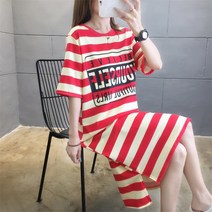 [위너스코리아] 여름/롱원피스/여성/롱티셔츠/여자/반팔티/신상 FST-10