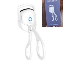 속눈썹고데기 전동 온열 뷰러 펌 휴대용 전기 온열 속눈썹 컬러 빗 아이 래쉬 파마 오래 지속되는 열 여, [01] white with box