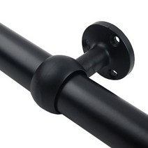 철물전 파이프 브라켓 검정 25파이 단구 양구 - 50mm/100mm 및 검정파이프 25파이 1500mm, 단구100mm