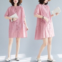 가바바 여성 원피스 루즈핏 소소한 스트라이프 데일리 미니원피스 G36388
