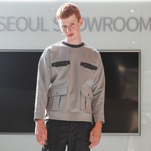 커스텀어스 듀얼소프트합포오버핏맨투맨 CTS21WKMTA40