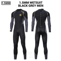 해녀복 해남복 스쿠버 다이빙 슈트 잠수복 네오프렌 수중 카이트 스피어피싱 자켓 바지, MA002 GY Wetsuit Men+XL 70-80K