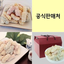 손찹쌀 찹쌀 유과 초례청 한과 약과 맛집 강릉, 유과 500g, 500g, 1개