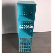 철제 벽선반 벽걸이 선반 럭셔리 타공판 디자인 진열대 감성 벽 인테리어 소품, 연한파란색수직레이어