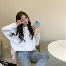 자이언트얀 스타일 러블리 카디건 올 매치 패치 워크 여성용 신착품 귀여운 심플한 유행 레저 영 가디건, [03] L, [04] white inner