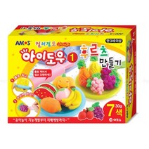 아모스 6000 컬러점토 아이도우 후르츠 만들기 - (점토놀이/클레이아트/찰흙놀이/점토공예/만들기놀이)