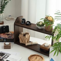 앤틱 원목선반 2단 400 미니 주방 식탁위 선반 홈카페 인테리어 정리선반 벽걸이선반 양념통 정, 앤틱 2단선반-C400