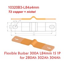 태양광 발전기 충전기 유연한 버스 바 300A 셀 12V 24V 48V 충전식 배터리 팩 PV RV 태양 에너지 저장 시스템 빠른 배송, 06 M6 10320B3-L84mm