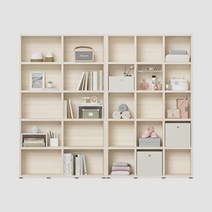한샘 샘 와이드 책장 5단 120cm 샘 5단 120cm시공set, 내추럴오크(A)